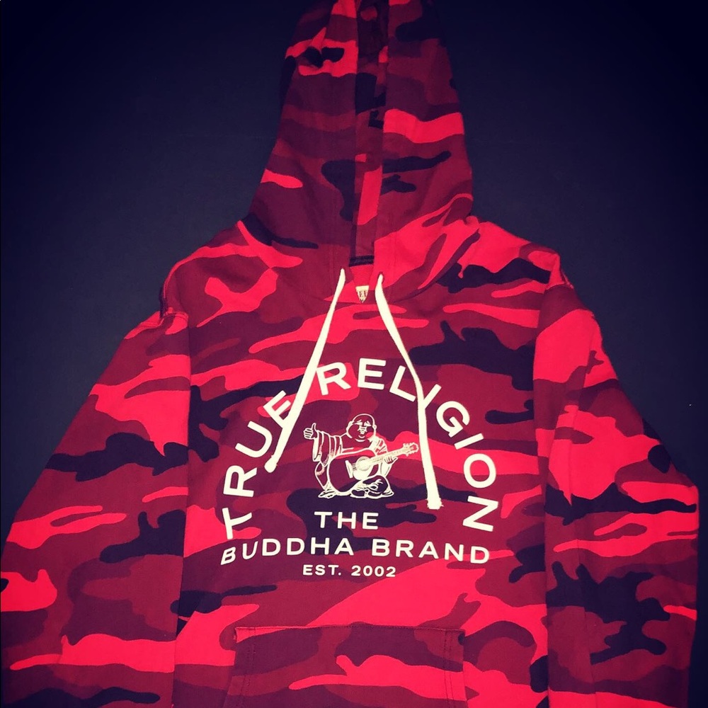 True Religion Red Camo Hoody